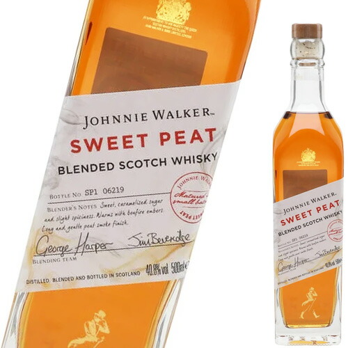 【楽天市場】ジョニーウォーカー スウィート ピート 「ブレンダーズバッチ」シリーズ 第10弾 40.8度 500ml スモールバッチ 並行品