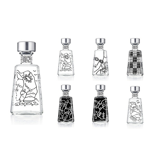 【全6種】クエルボ 1800 ブランコ エッセンシャル アーティストシリーズ 9 Shantell Martin 750ml テキーラ メキシコ 洋酒