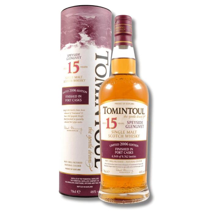 トミントール 15年 ポートウッド (Tomintoul 15 Year Old Portwood) 700ml 46度｜サケコレ