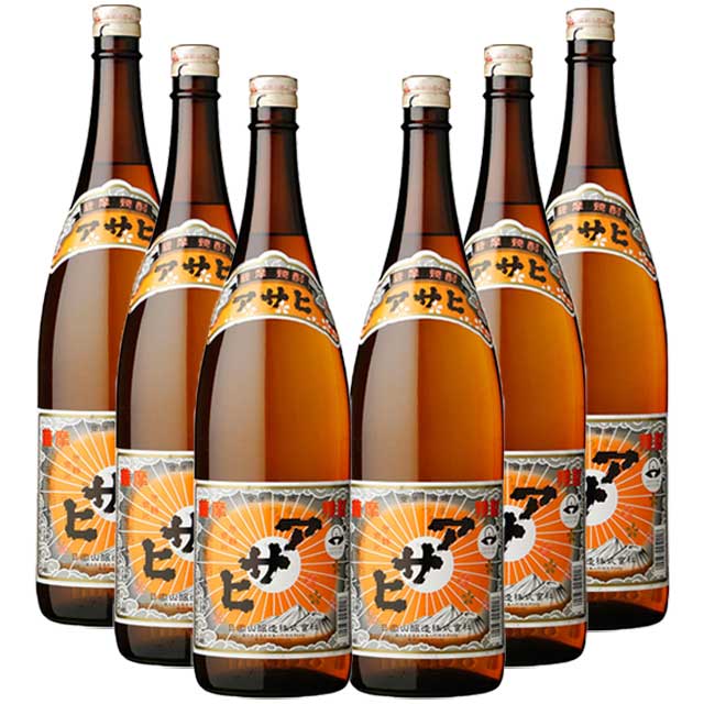 アサヒ 25度 1800ml×6本セット 芋焼酎 日當山醸造 ケース買い ※北海道・東北エリアは別途運賃が1000円発生します。