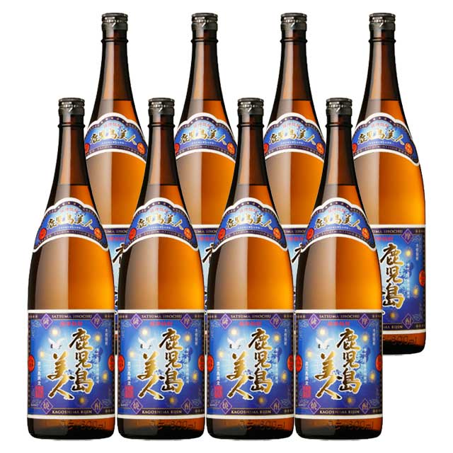 鹿児島美人 25度 1800ml ×8本 セット 芋焼酎 鹿児島限定 【予約商品】【送料無料】※北海道・東北地区は、別途送料1000円が発生します。