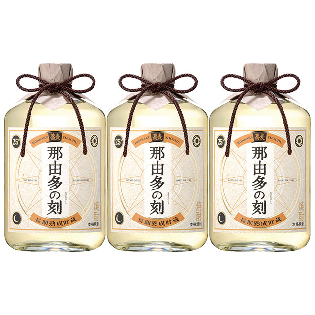 長期熟成貯蔵 那由多の刻(なゆたのとき) 25度 720ml×3本 そば焼酎 雲海酒造※北海道･東北エリアは別途運賃が1000円発生します。