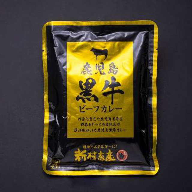送料無料 レトルトカレー 新村畜産 鹿児島黒牛ビーフカレー 160ｇ&times;30袋ギフト レトルト ｜酒どんどん　店