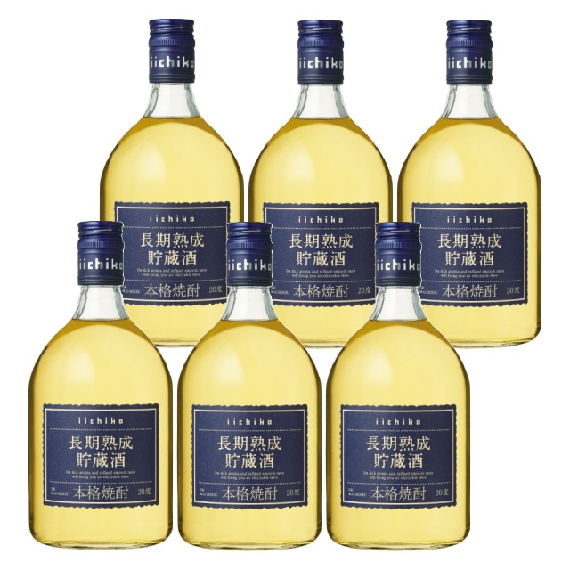 いいちこ長期熟成貯蔵酒 20度 720ml×6本 瓶 麦焼酎 三和酒類 大分県※北海道･東北エリアは別途運賃が1000円発生します。