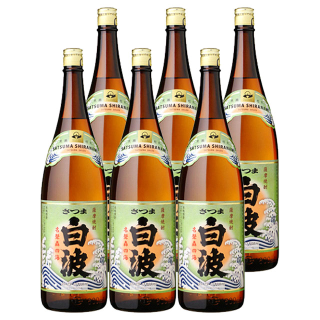 【ケース買い】白波 25度 1800ml×6本セット