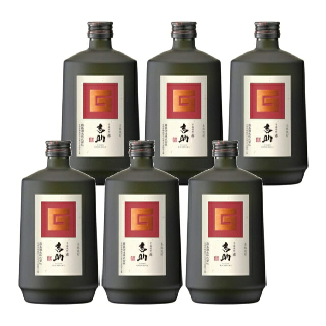 芋麹 吉助 赤 25度 720ml&times;6 芋焼酎 霧島酒造※北海道･東北エリアは別途運賃が1000円発生します。｜酒どんどん　店