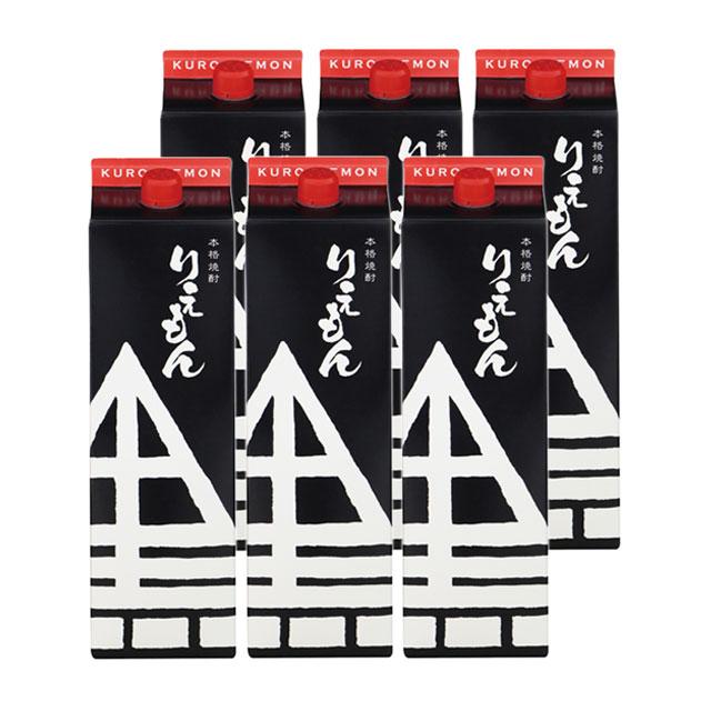 黒利右衛門 パック 25度 1800ml×6本 芋焼酎 指宿酒造 ※北海道・東北エリアは別途運賃が1000円発生します。