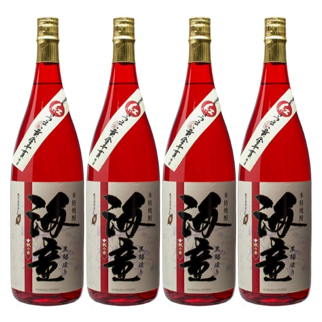 海童(かいどう) 祝の赤 25度 1800ml×4本 芋焼酎 濱田酒造 鹿児島※北海道･東北エリアは別途運賃が1000円発生します。
