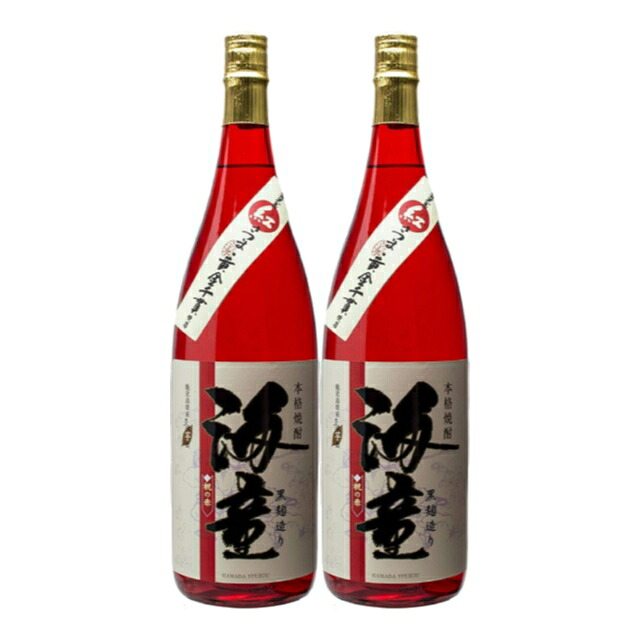海童(かいどう) 祝の赤 箱入 25度 1800ml×2本 芋焼酎 濱田酒造 鹿児島※北海道･東北エリアは別途運賃が1000円発生します。