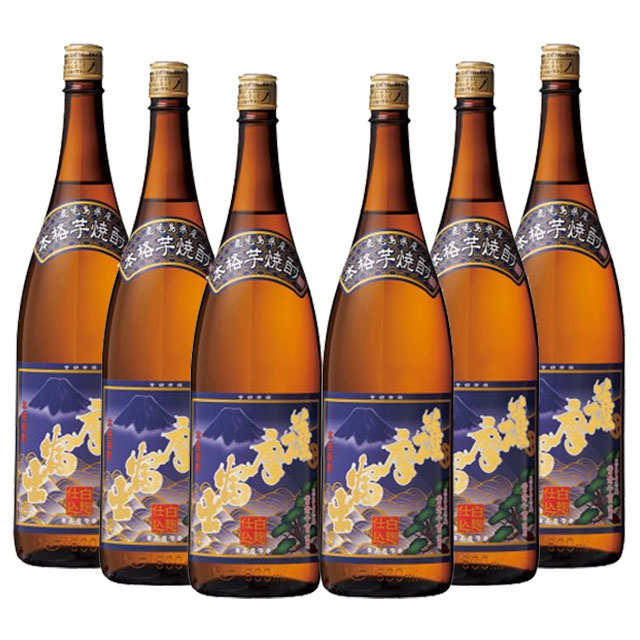薩摩富士 25度 1800ml×6本 芋焼酎 濱田酒造※北海道･東北エリアは別途運賃が1000円発生します。