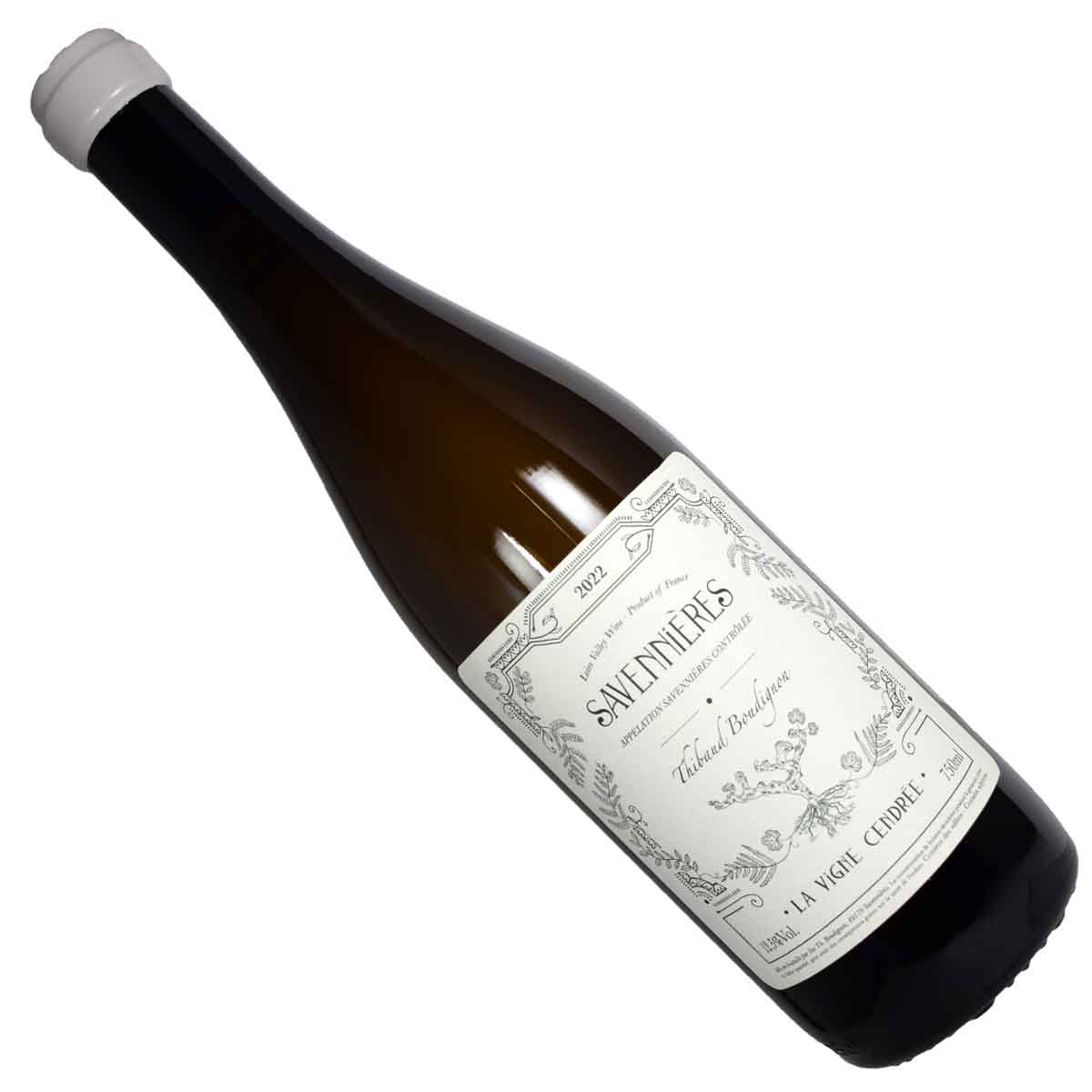 ［2022］ サヴニエール ヴィーニュ・サンドレ 750ml白辛口 ティボー・ブーディニョンSavennieres Vigne Cendree Thibaud Boudignon