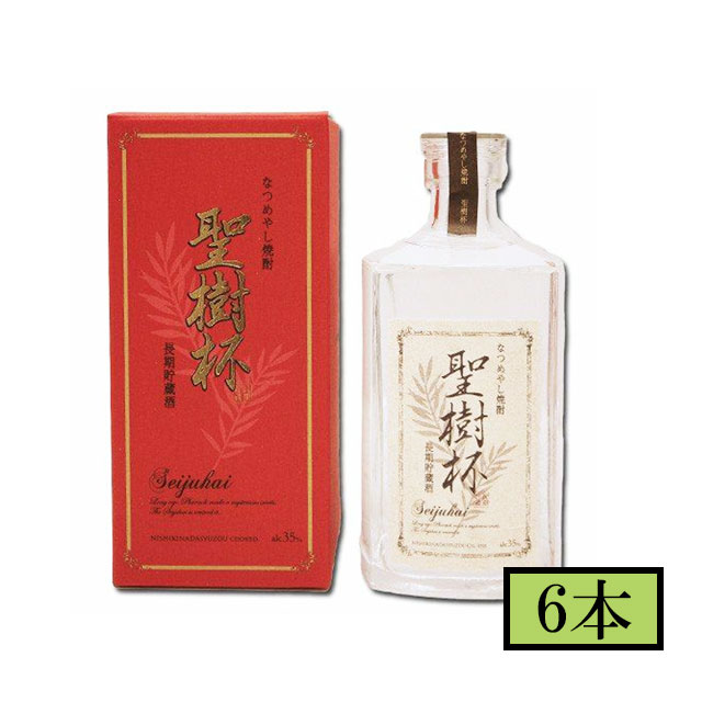 ナツメヤシ焼酎 聖樹杯 35度 500ml×6本 セット 錦灘酒造 メーカー直送／代引・同梱不可 送料無料 送料無料 お中元 ギフト プレゼント 御中元 記念日 内祝い お歳暮