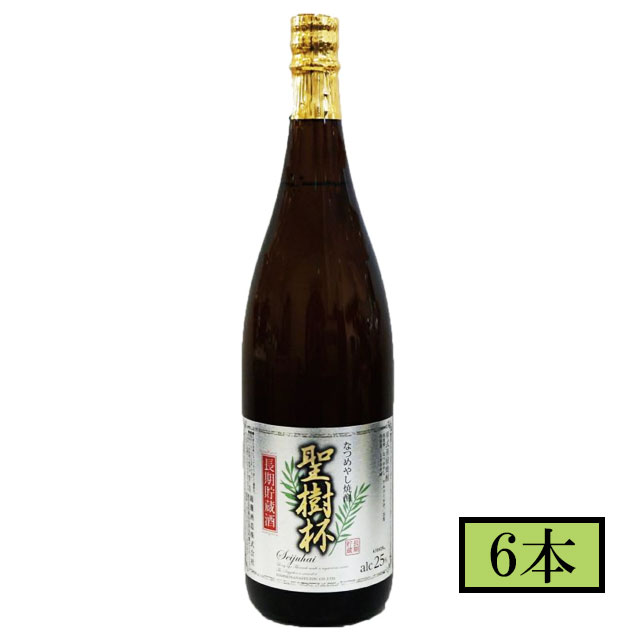 ナツメヤシ焼酎 聖樹杯 25度 1800ml ×6本 セット 錦灘酒造 メーカー直送／代引・同梱不可 送料無料 送料無料 お中元 ギフト プレゼント 御中元 記念日 内祝い お歳暮