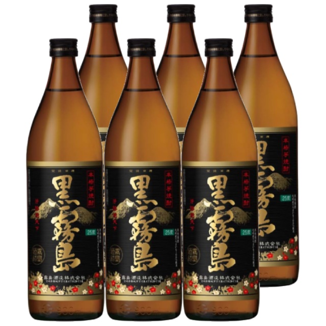黒霧島 25度 900ml×6本 芋焼酎 霧島酒造 宮崎県※北海道･東北エリアは、別途運賃が1000円発生します。