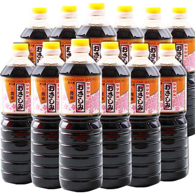 ヤマガミ醤油　さしみ醤油　1000ml×12本セット　　上原産業　さしみ醤油　鹿児島南九州市［送料無料／上原産業／さしみ醤油／鹿児島南九州市］