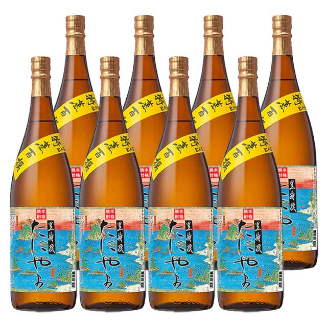 限定品 黒特選 たにやま 25度 1800ml&times;8本 芋焼酎 さつま無双※北海道・東北エリアは別途運賃が1000円発生します。｜酒どんどん　店