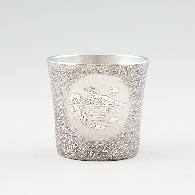 薩摩錫器　桜島タンブラーオンザロック　黒吹雪漆加工　260ml　86A-1-396-A　　送料無料 産地直送 同梱・代引不可　父の日ギフト