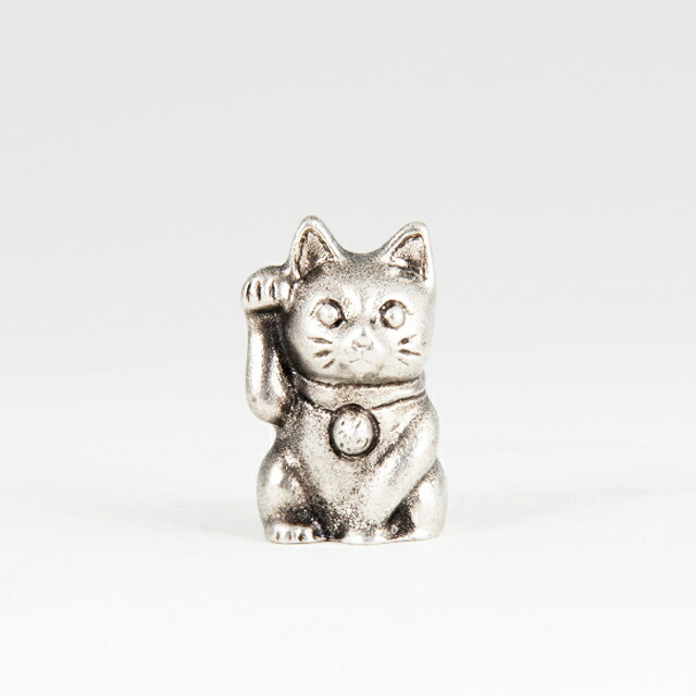 薩摩錫器 錫 置物 招き猫 [No.181A-1] 薩摩錫器工芸館　代引不可父の日 錫器 錫製 縁起物 置物 還暦祝 結婚祝 退職祝 贈答 母の日 プレゼント ギフト 伝統工芸品｜酒どんどん　店 8,760円