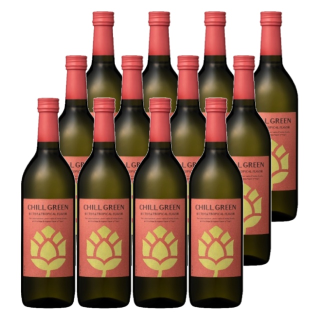 2025年2月25日より出荷予定!チルグリーン bitter&tropical 25度 720ml×12本 麦焼酎 濱田酒造ボタルニカル系麦焼酎※北海道・東北エリアは別途運賃が1000円発生します。|酒どんどん 店