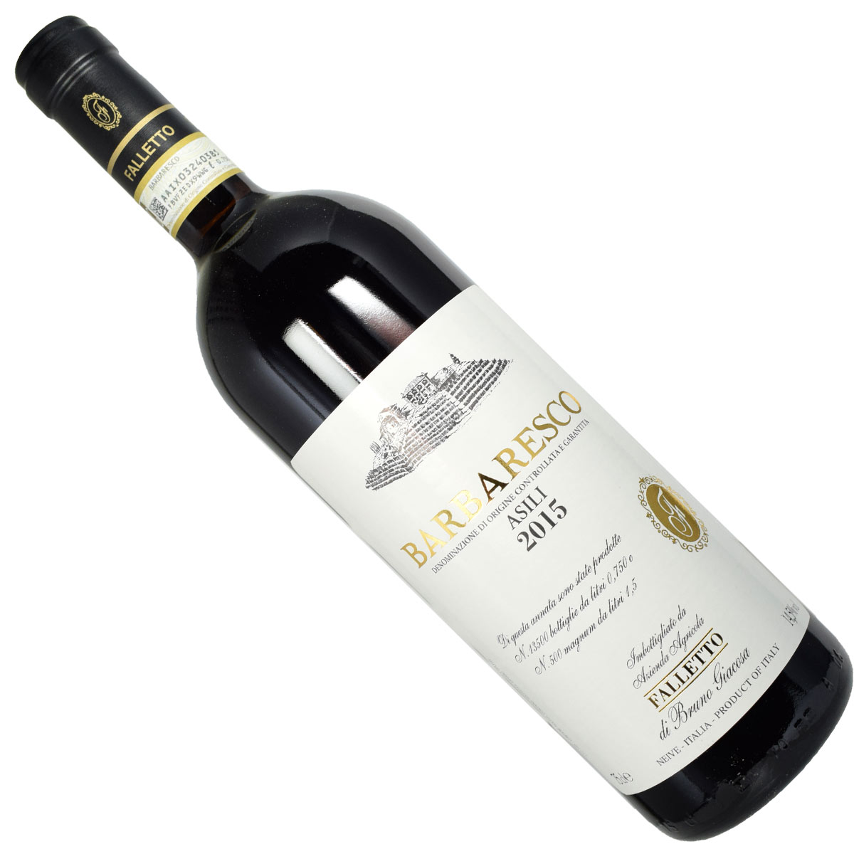 ［2015］［アジリ］ ファレット・ディ・ブルーノ・ジャコーザ バルバレスコ 750ml赤 イタリア・ピエモンテ州BRUNO GIACOSA BARBARESCO ASILI