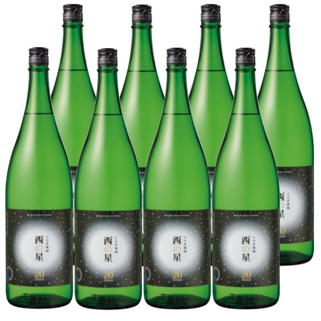 西の星 20度 1800ml×8本 麦焼酎 三和酒類 大分県※北海道・東北エリアは別途運賃が1000円発生します。|酒どんどん 店