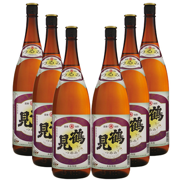 鶴見 25度 1800ml×6本 芋焼酎 大石酒造 ※北海道・東北エリアは別途運賃が1000円発生します。