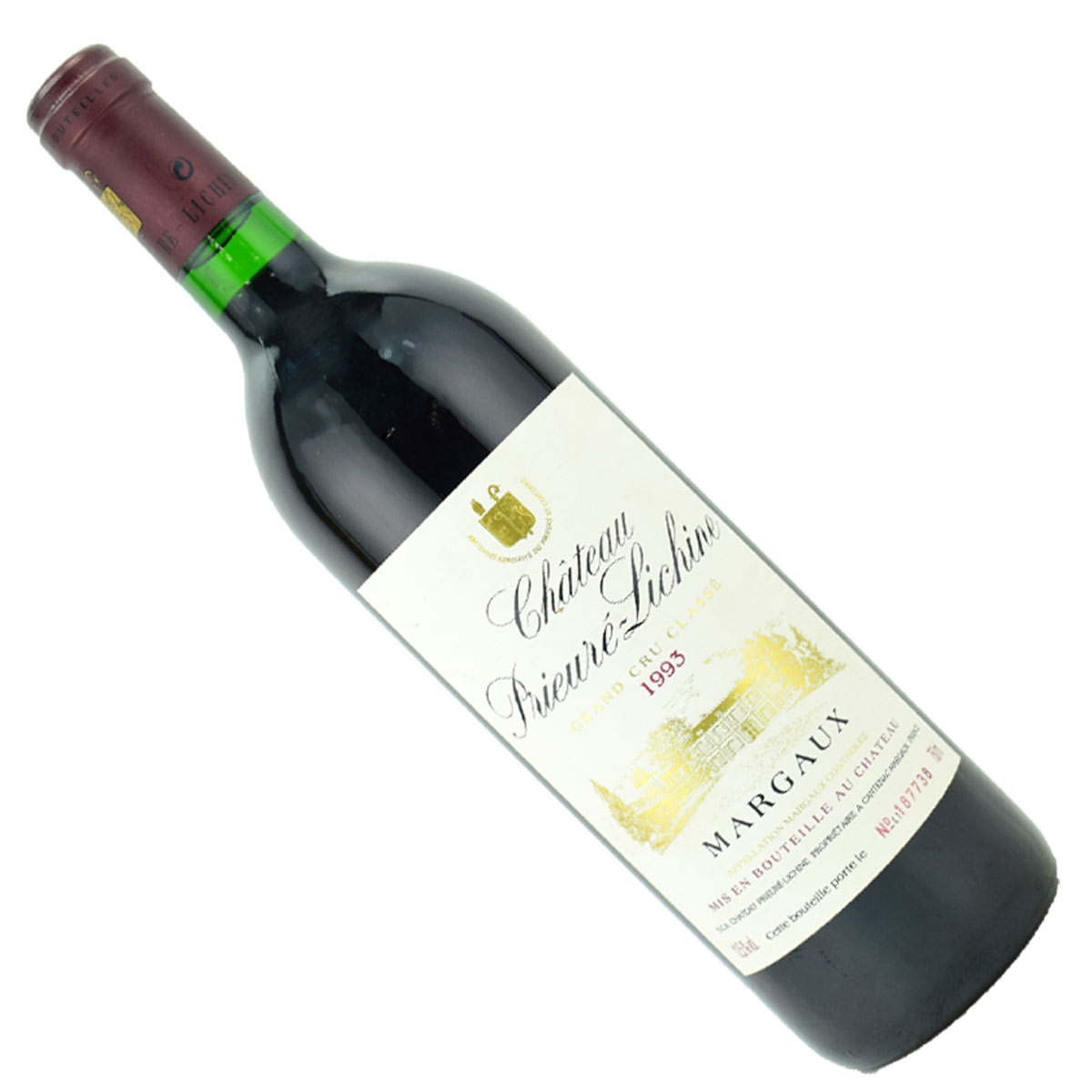 シャトー・プリューレ・リシーヌ 1993 750ml赤 フランス・ボルドー マルゴー格付4級Chateau Prieure Lichine