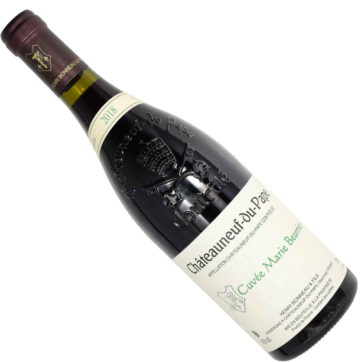 ［2018］［マリー・ブーリエ］ シャトー・ヌフ・デュ・パプ 750ml赤 アンリ・ボノーHenri Bonneau Chateauneuf du Pape Cuvee Marie Beurrier｜酒どんどん　店