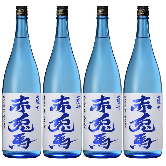薩州 赤兎馬ブルー(せきとば) 20度 1800ml&times;4本 芋焼酎 薩州濱田屋伝兵衛※北海道･東北エリアは別途運賃が1000円発生します。｜酒どんどん　店