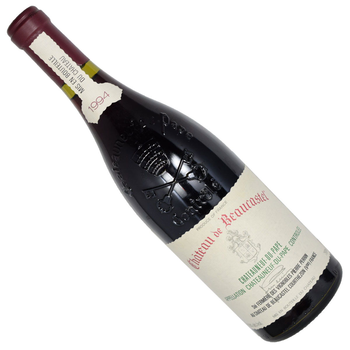 ［1994］ シャトー・ヌフ・デュ・パプ 750ml赤（平成6年） シャトー・ド・ボーカステルAOC Chateauneuf-du-Pape Chateau de Beaucastel｜酒どんどん　店