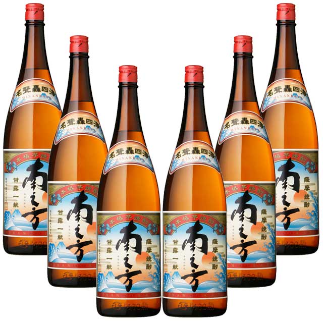 【鹿児島限定】南之方1.8Ｌ×6本セット 芋焼酎 薩摩酒造 ケース ※北海道・東北地区は、別途送料1000円が発生します。