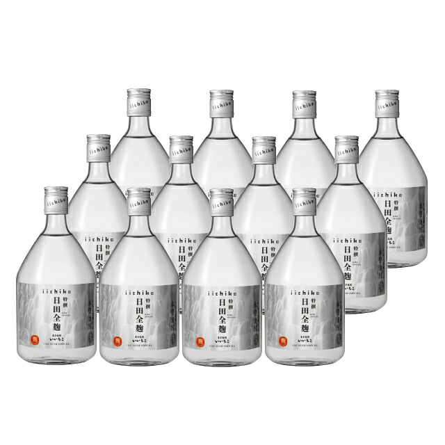 特撰いいちこ日田全麹 25度 720ml×12本 瓶 竹炭濾過全麹仕込麦焼酎 三和酒類 大分県※北海道･東北エリアは別途運賃が1000円発生します。