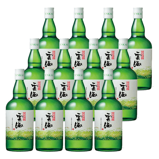雲海そば グリーン丸 25度 720ml×12本 箱入 そば焼酎 雲海酒造※北海道･東北エリアは別途運賃が1000円発生します。
