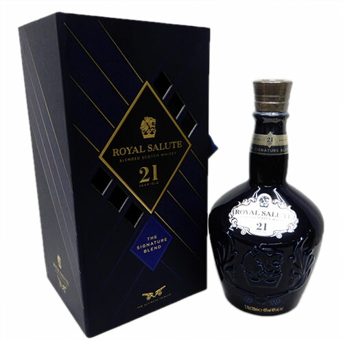 ロイヤルサルート21年 青 40度 700ml シグネチャーブレンド ブレンデッドスコッチ　[箱入り]