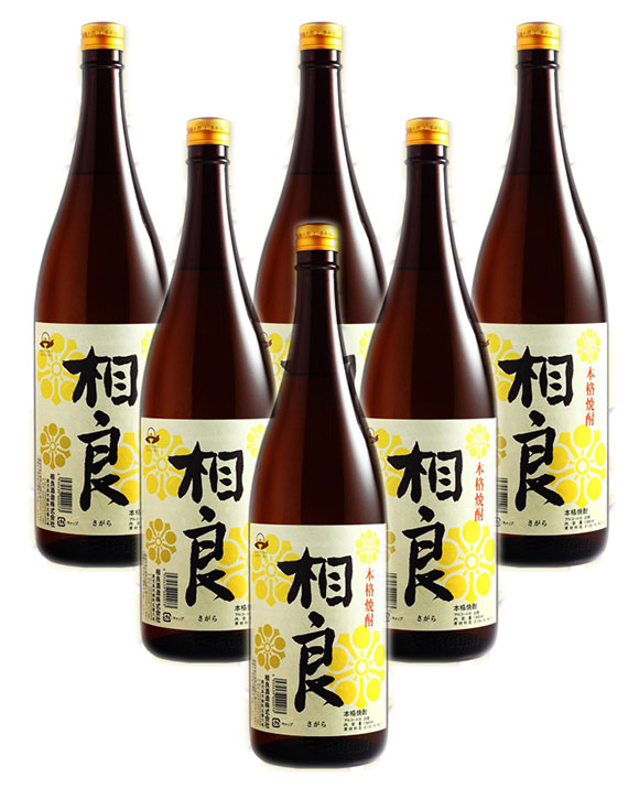 相良(さがら) 白麹仕込み 本格焼酎 25度 1800ml&times;6本セット　※【送料無料(北海道・東北・沖縄以外)】｜なんでも酒店