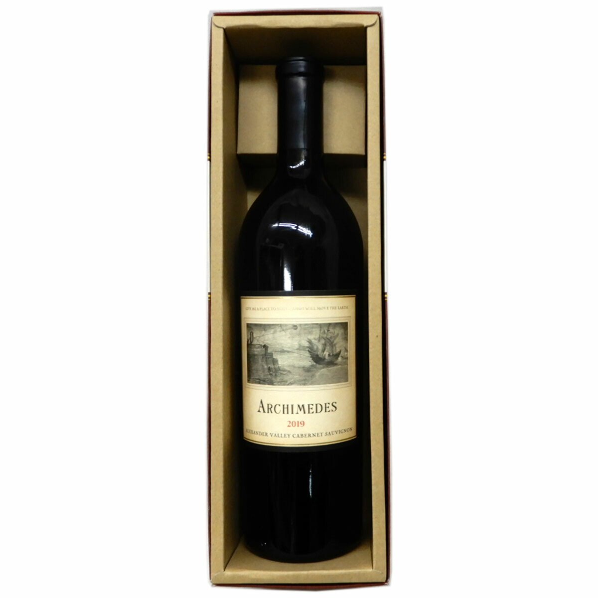 ソノマ産ワイン　フランシス・コッポラ　アルキメデス2019 カベルネ・ソーヴィニヨン　14.9度 750ml[箱入り]【6月～10月 クール便】　※【送料無料】