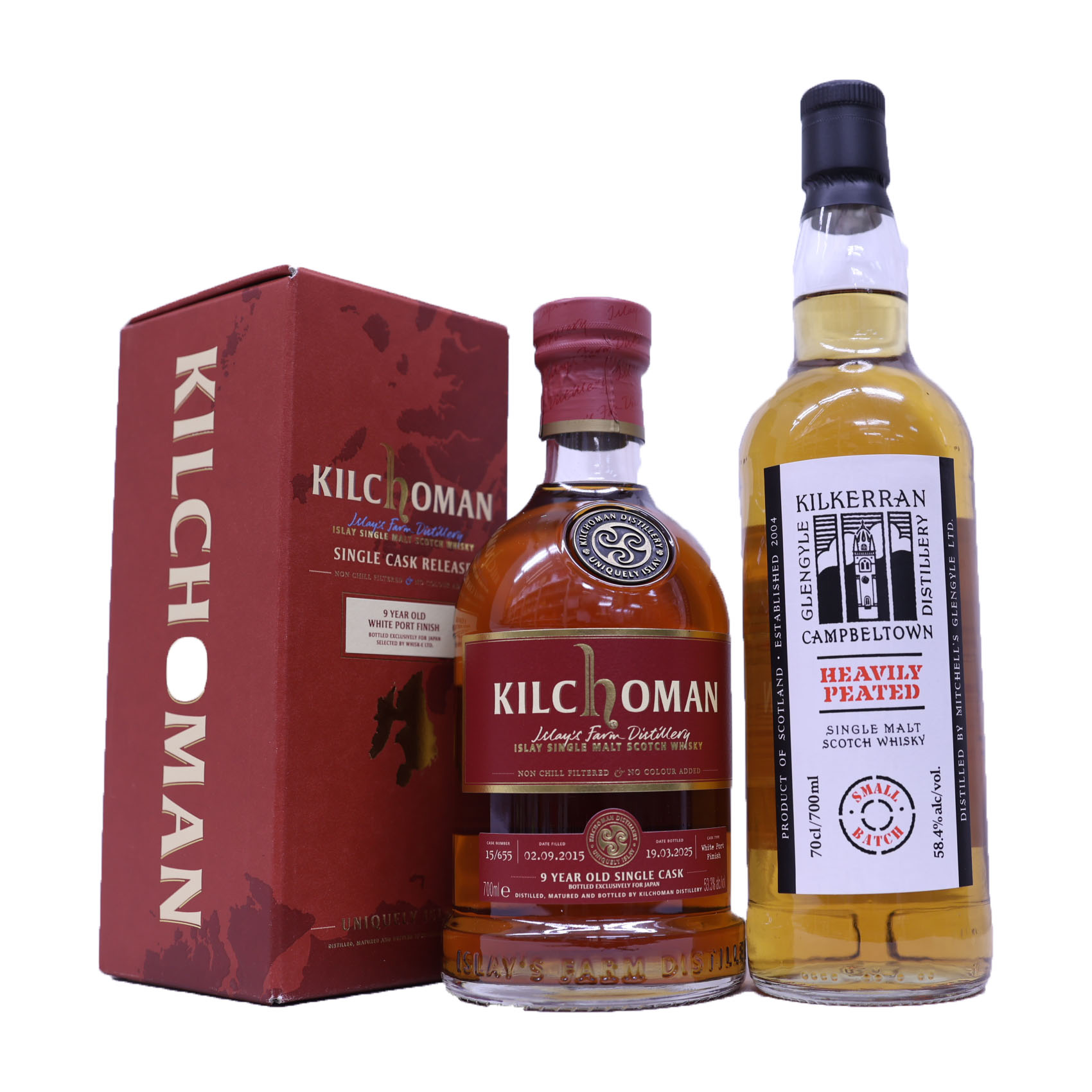 キルケラン　ヘビリーピーテッド　バッチ10　57.8度　700ｍｌ　2本セット キルケラン ヘビリーピーテッド バッチ10の通信販売 スコッチ