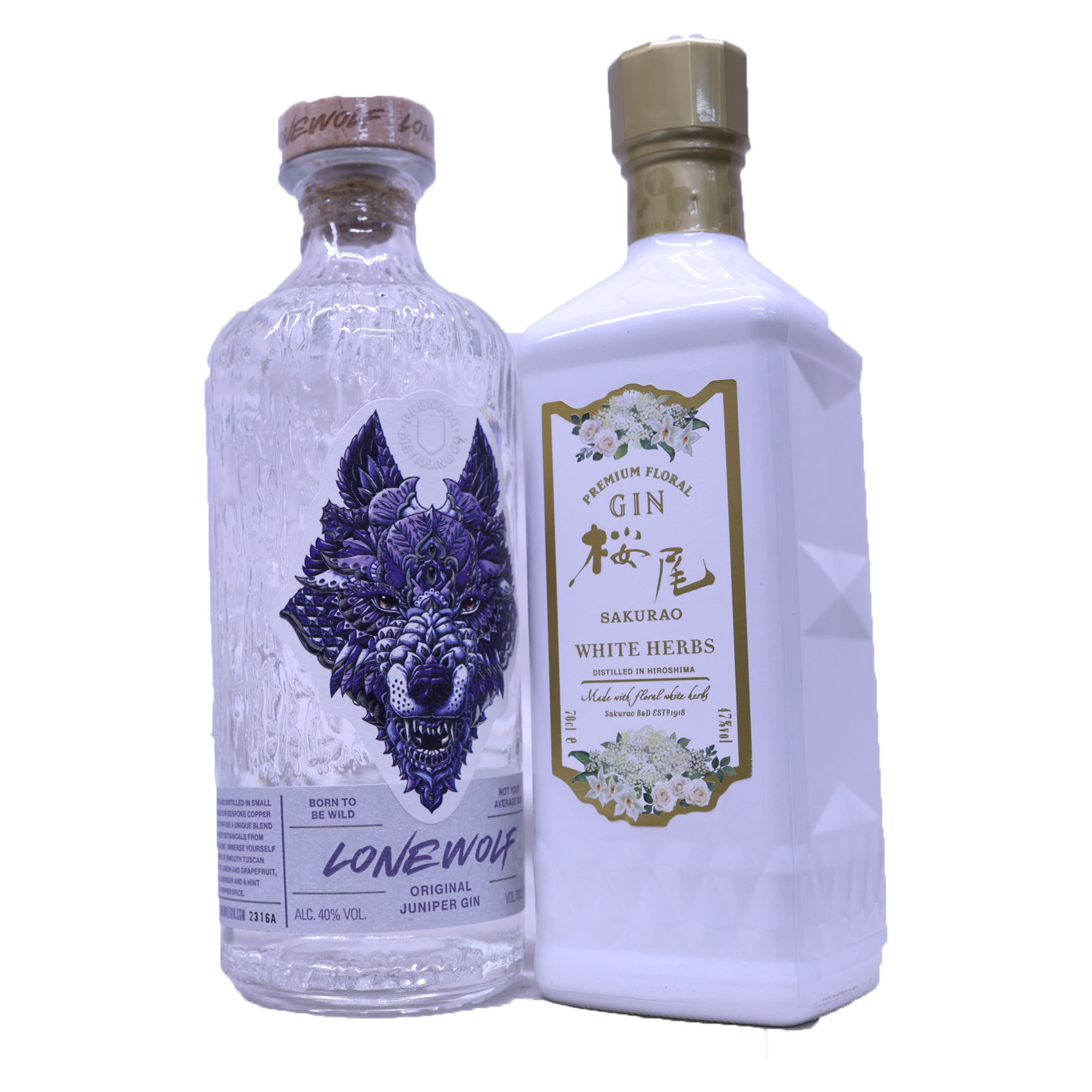桜尾 ジン リミテッド ・ホワイトハーブス　2本セット 桜尾 ジン 2本セット オリジナル & リミテッド SAKURAO GIN