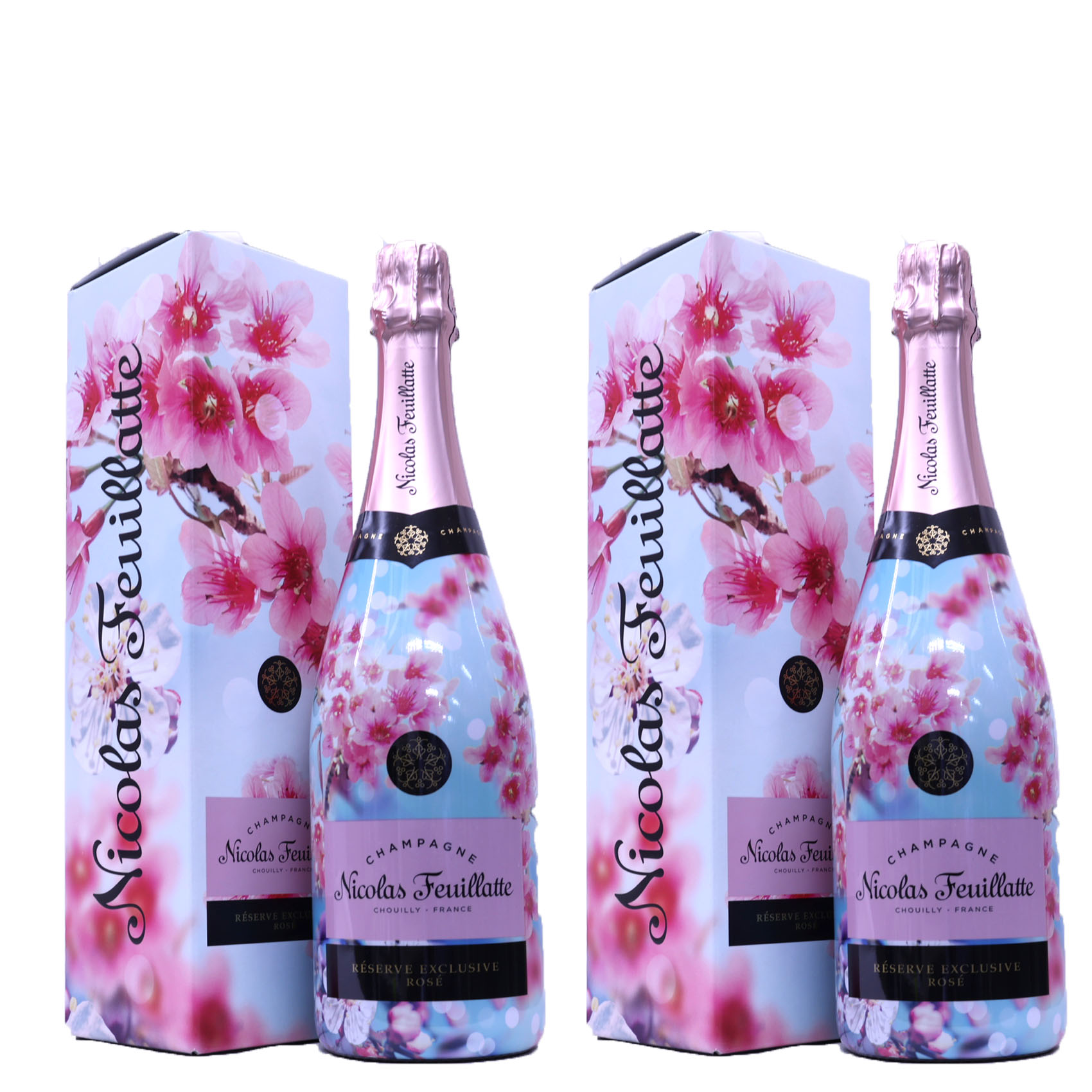 【カートン入2個】日本の桜をモチーフにした限定ボトル ニコラ・フィアット ロゼファースト ブルーム オブ “SAKURA”(さくら) 12度 750ml|なんでも酒店
