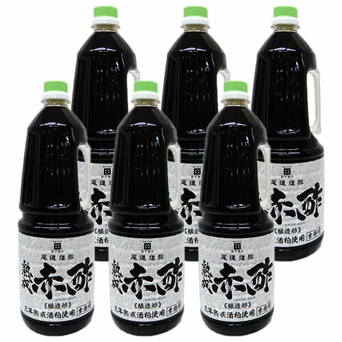 楽天市場 尾道造酢 カクホシ 熟成赤酢 1800ml 6本セット 3年熟成酒粕使用 送料無料 北海道 東北 沖縄以外 なんでも酒店