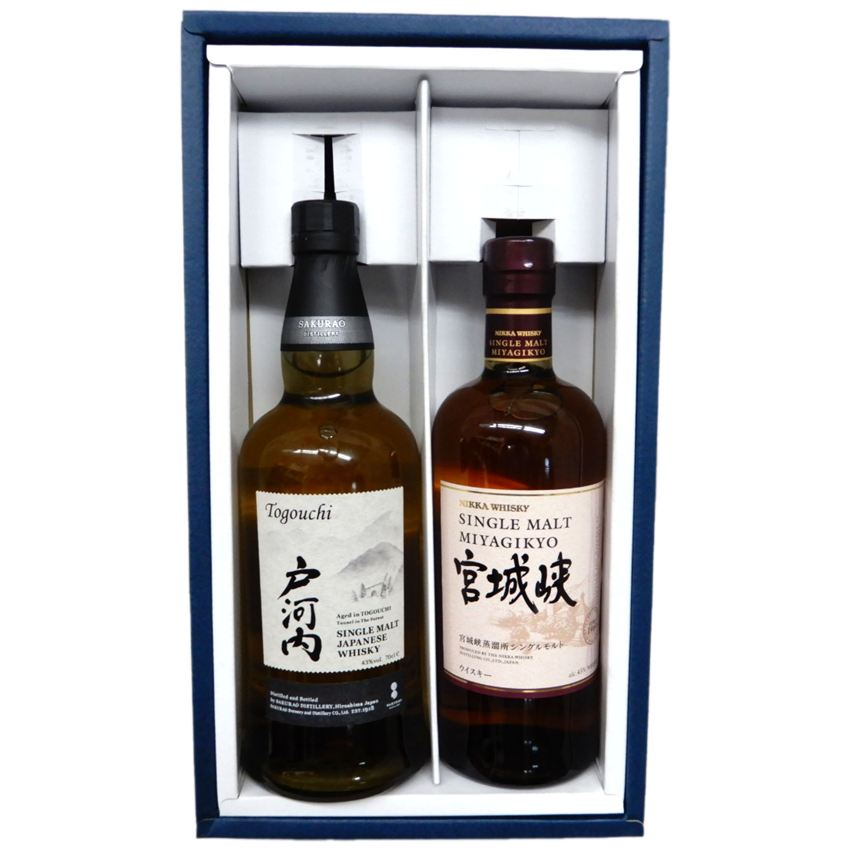 楽天市場】高級ウイスキー2本セット 戸河内シングルモルト 43度700ml