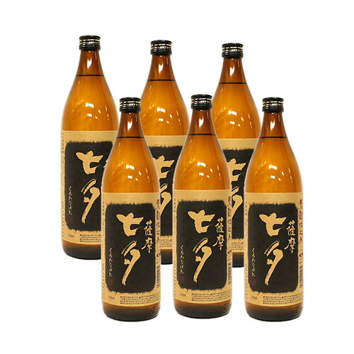 濃厚な芋の甘い香り　黒七夕　25度900ｍｌ6本セット　田崎酒造【送料無料(北海道・東北・沖縄以外)】