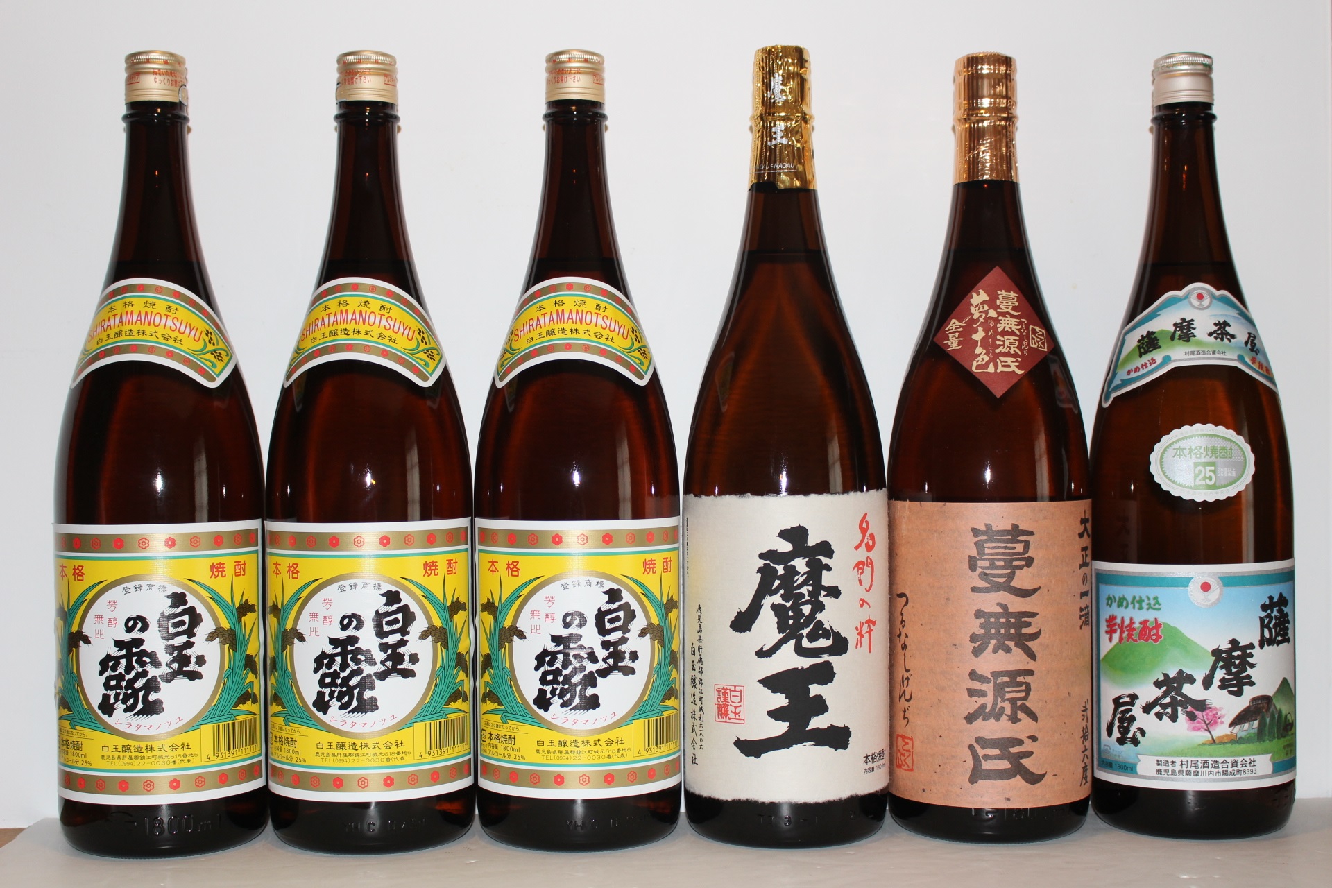 楽天市場】芋焼酎 魔王 元老院 白玉の露 720ml 3本ギフトセット