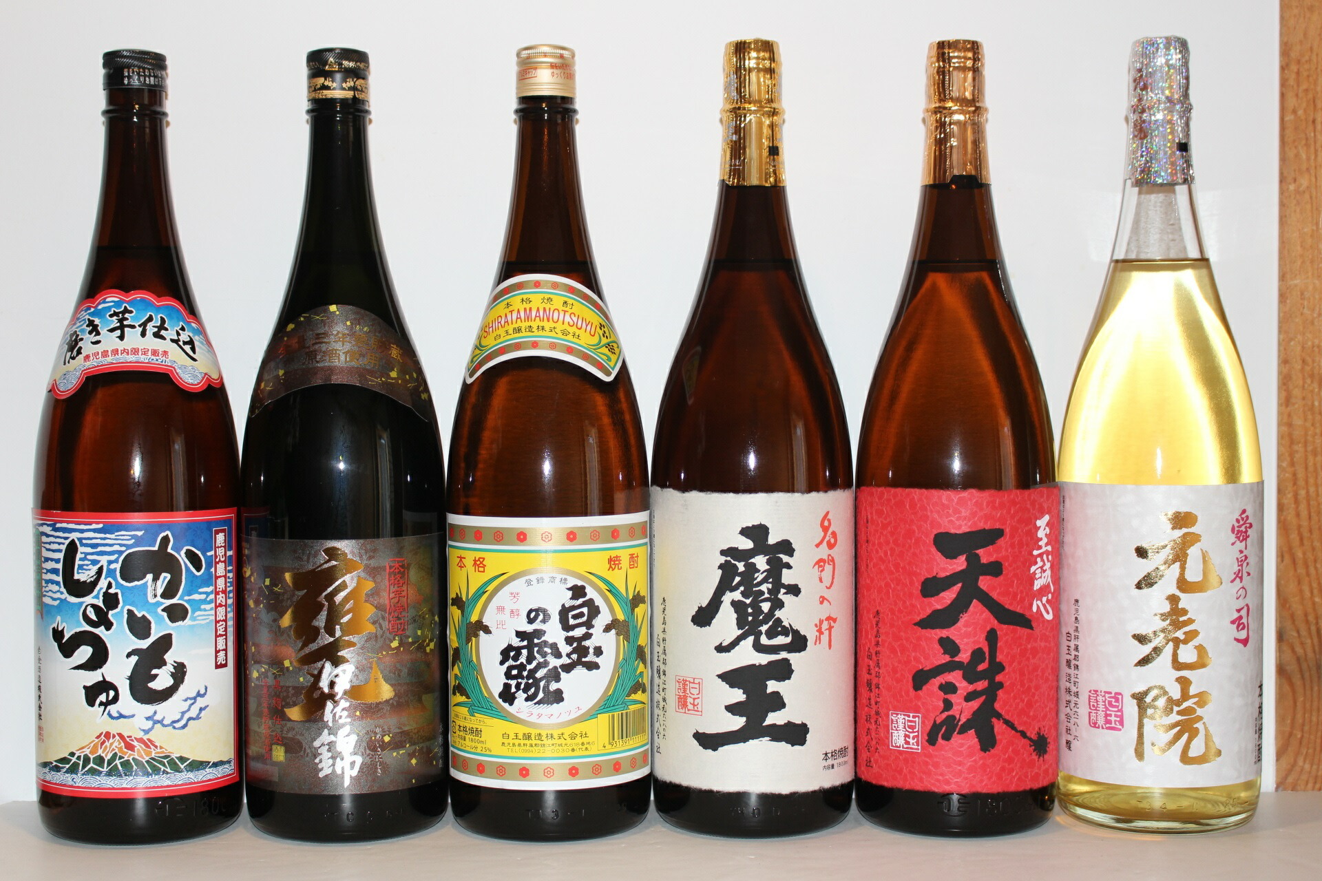 楽天市場】魔王を含む当店厳選の芋焼酎 1.8L 6本セット【 5000