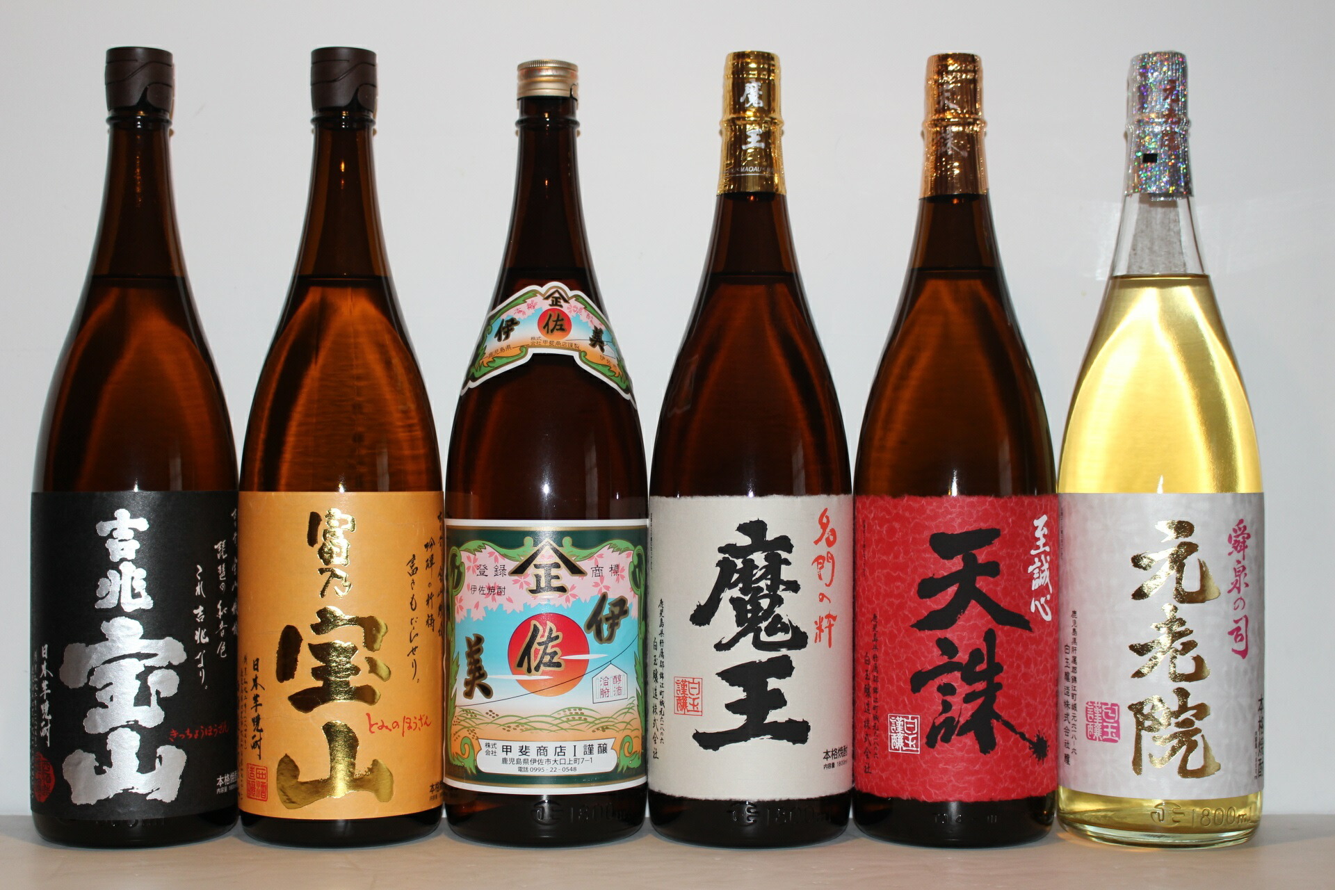 楽天市場】魔王を含む当店厳選の芋焼酎 1.8L 6本セット【 5000