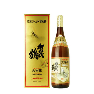 賀茂鶴(かもつる)　特選ゴールド　大吟醸　1800ml