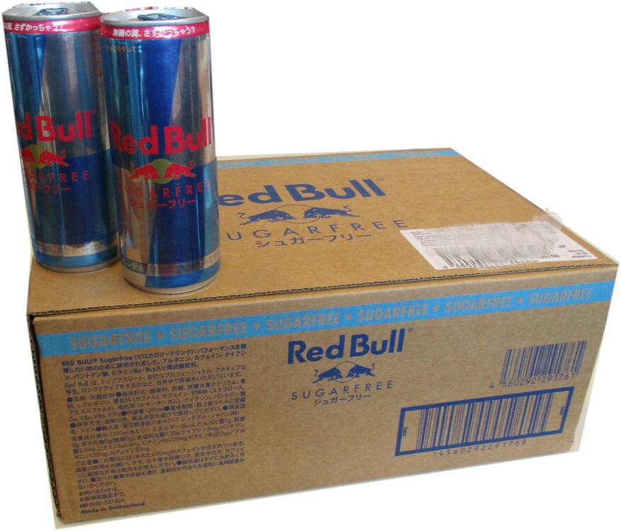Red Bull シュガーフリー 355ml×3箱　72本 Amazon | レッドブル エナジードリンク シュガーフリー 250ml×72