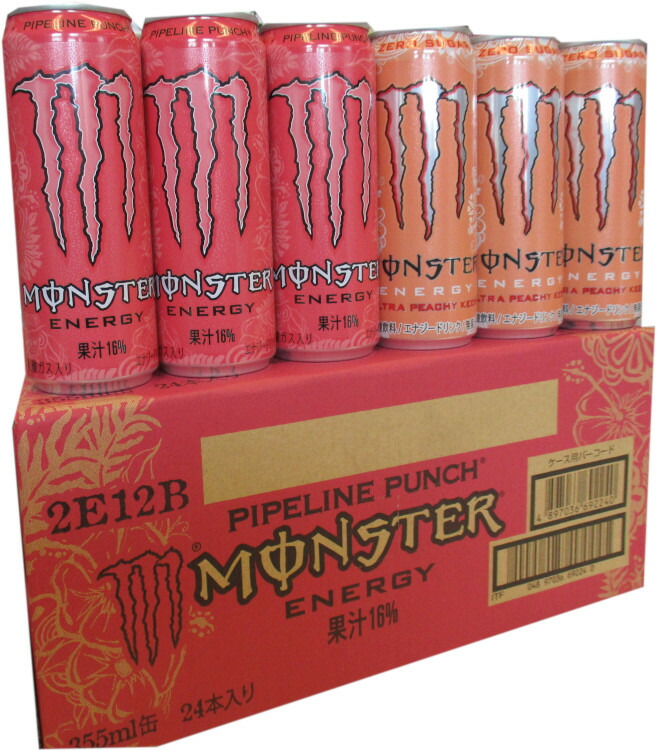 モンスターエナジー　パイプラインパンチ　ピンク モンスター パイプラインパンチ』のラインアップ強化 | アサヒ