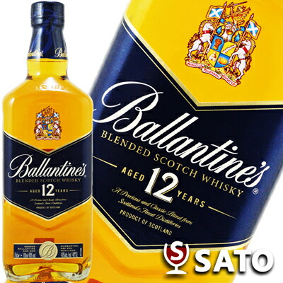 楽天市場】バランタイン 12年 ゴールドシール 750ml 43% Ballantine's