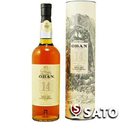 OBAN(オーバン) 14年 700ml 43度 箱入り 楽天市場】【箱付き】オーバン 14年 OBAN【ウイスキー ハイ